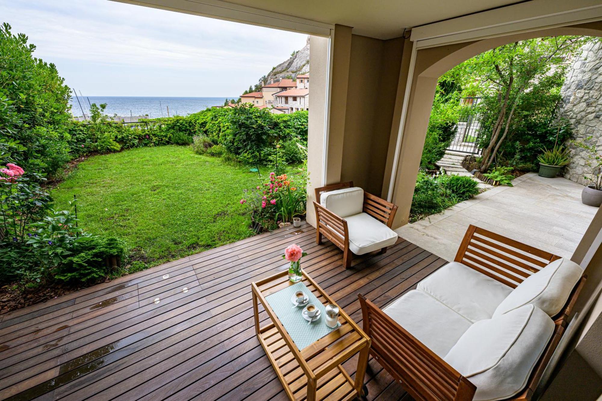 Portopiccolo Apartments With Garden And Beach Included Sistiana Eksteriør billede